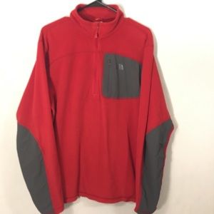 The North Face Half Zip Fleece Sweater Size Large